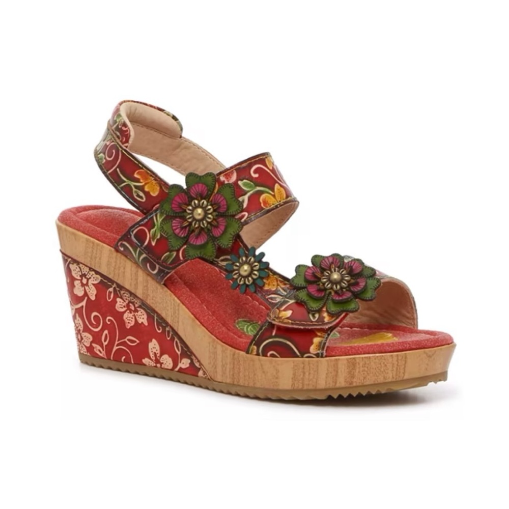L'Artiste by Spring Step-Quiteria Wedge Sandal EU 37/US 6.5-7